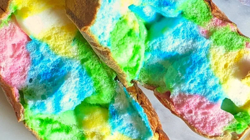 Rainbow Cloud Bread